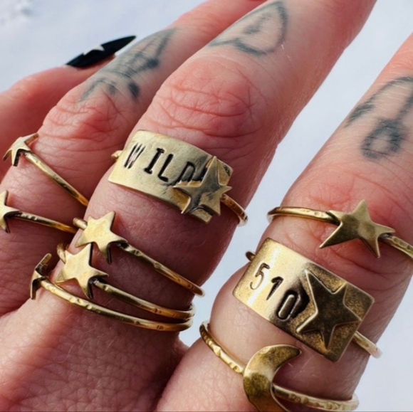 Artisan | Jewelry | Brass Stars Rings | Poshmark